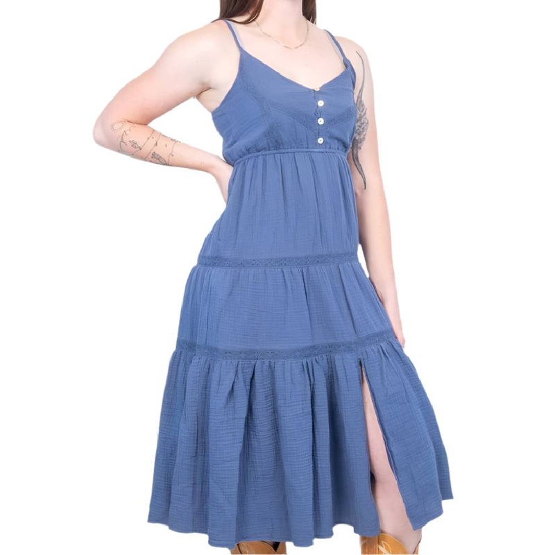 * Flag & Anthem Women’s Daphne Lace Button Up Dress – FINAL SALE
