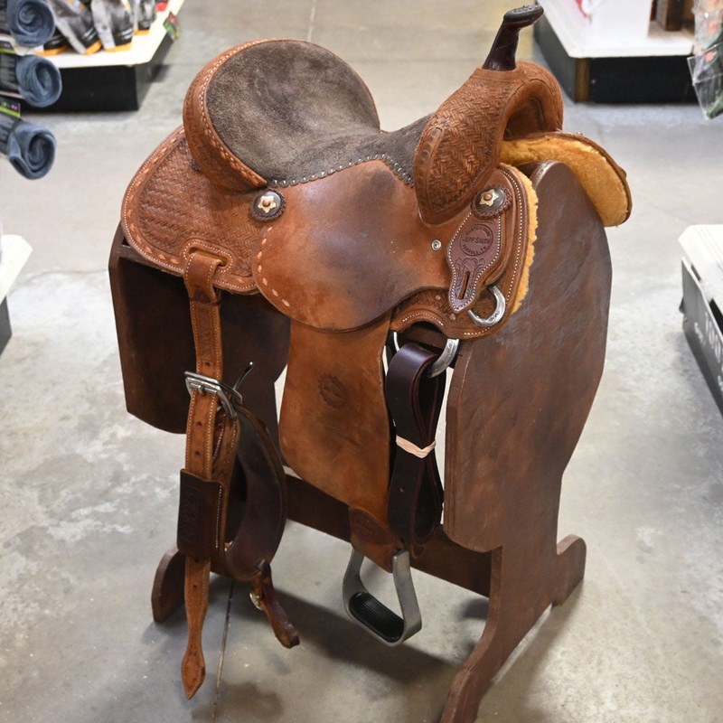 14 USED JEFF SMITH BARREL SADDLE