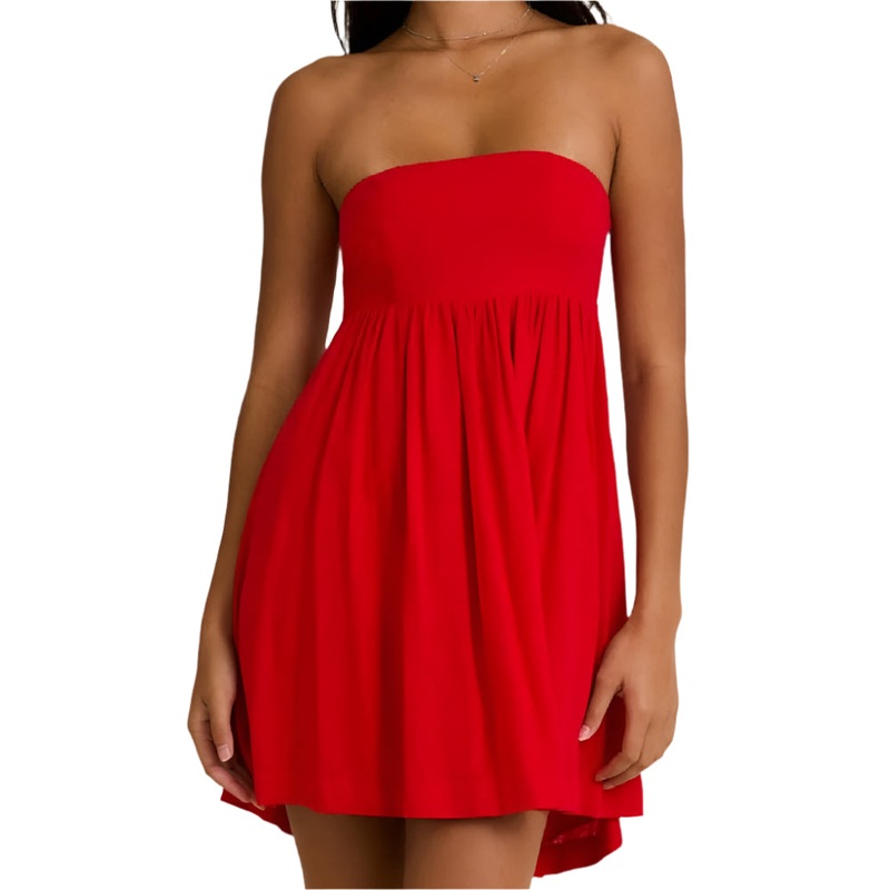 * Babydoll Tube Dress – FINAL SALE