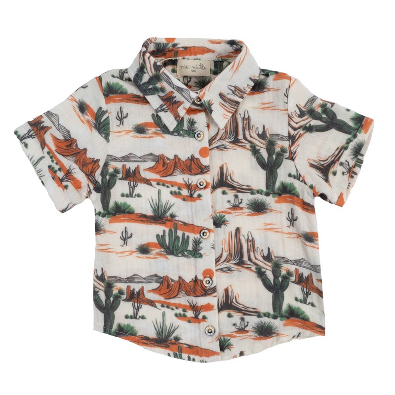 Miki Miette Jerry Western Front Shirt