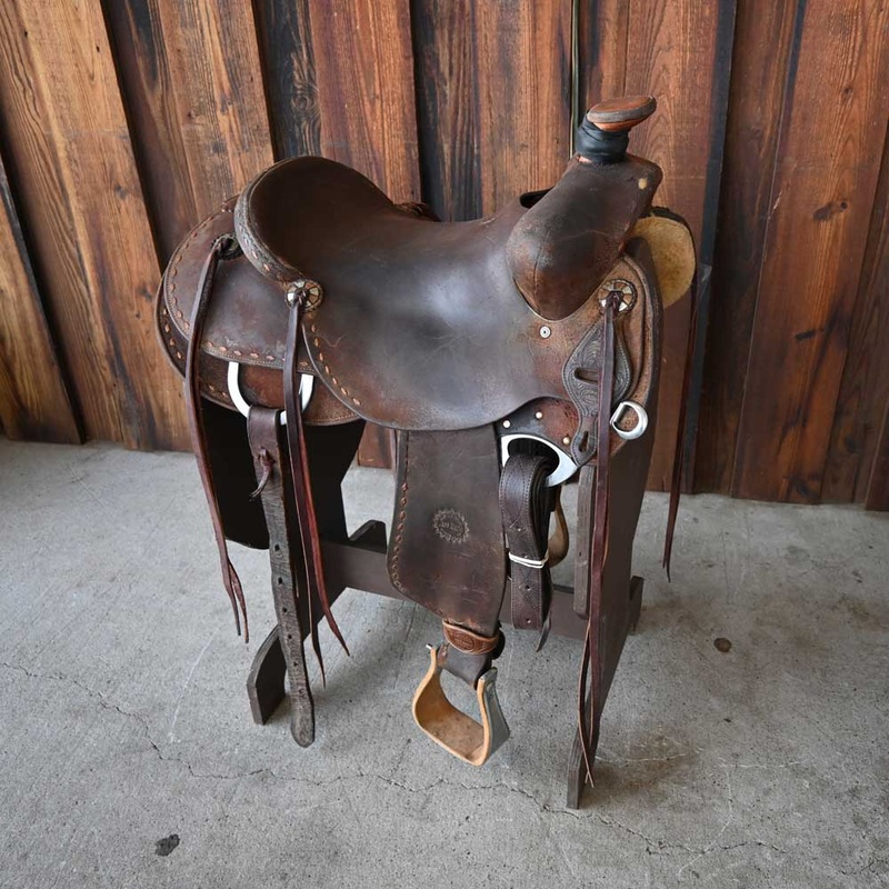 16 USED JEFF SMITH COWBOY SADDLE