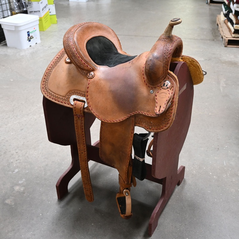 14 USED FORT WORTH BARREL SADDLE