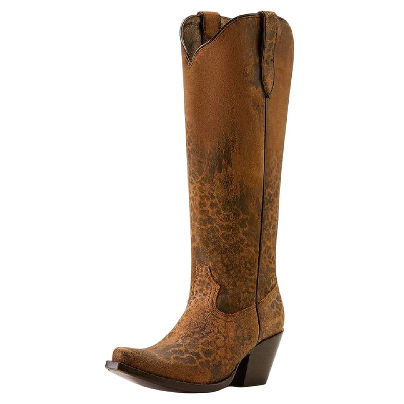 Ariat Women’s Casanova X Toe Distressed Leopard Western Boot