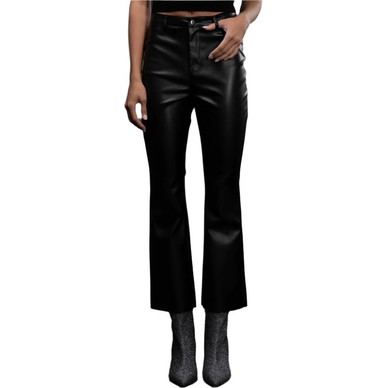 * High Waisted Faux Leather Pant – FINAL SALE