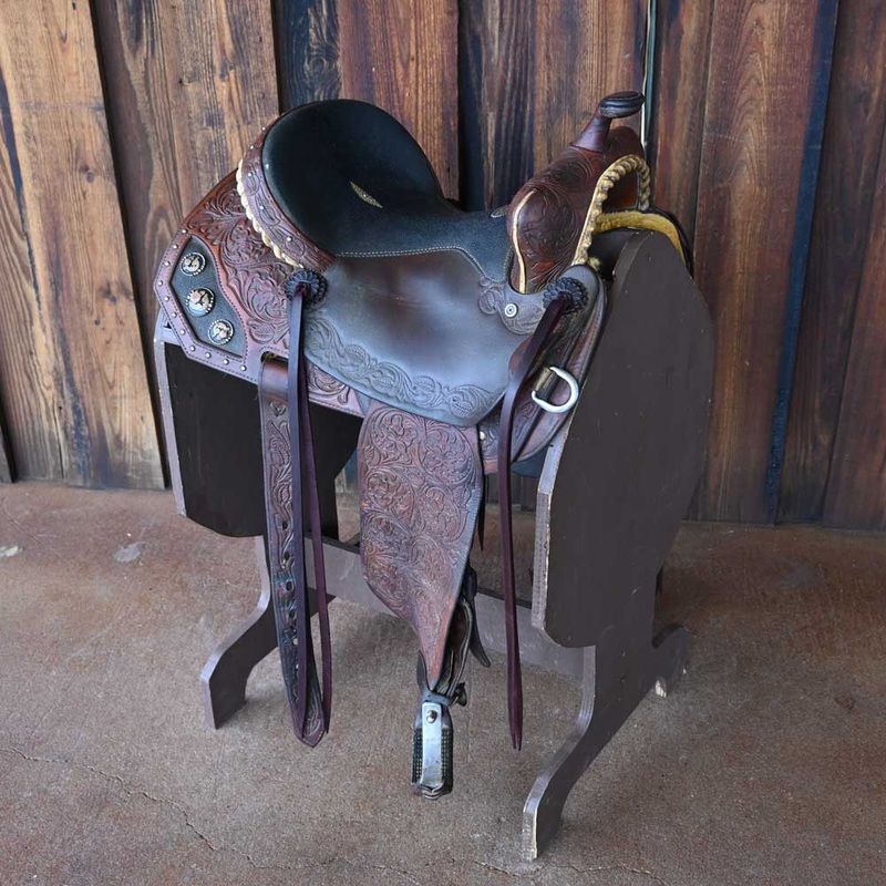 14 USED SHILOH JORDAN PETERSON CONTENDER BARREL SADDLE