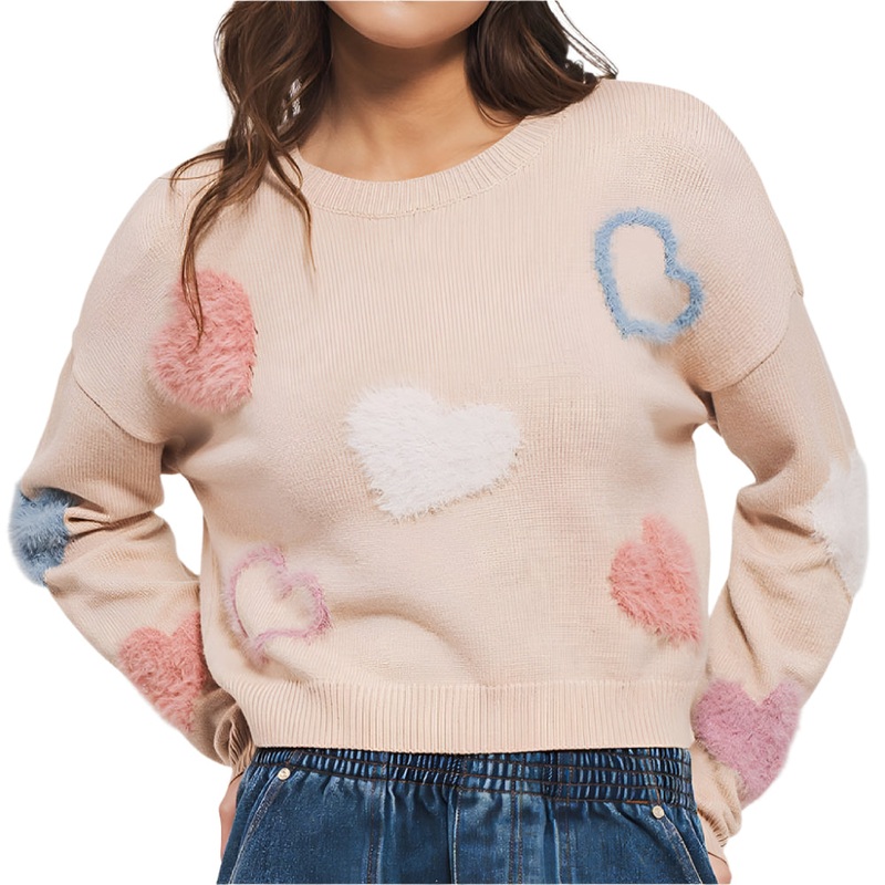 * Heart of Fuzz Sweater – FINAL SALE