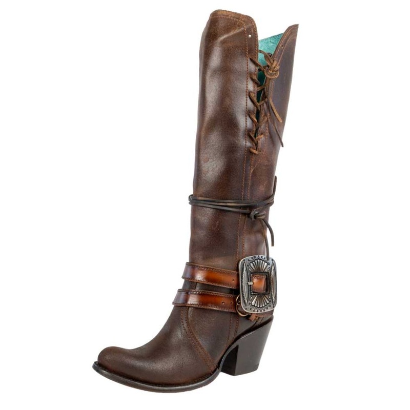 * Corral Chocolate Lace Tall Boot – FINAL SALE