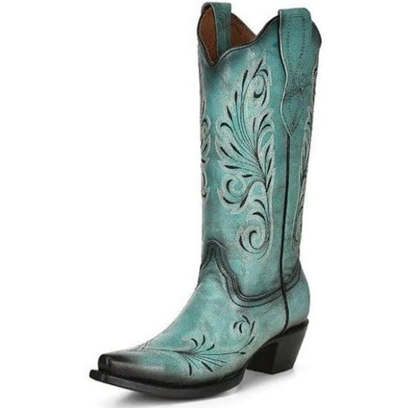 * Circle G by Corral Women’s Turquoise Embroidery Boot – FINAL SALE