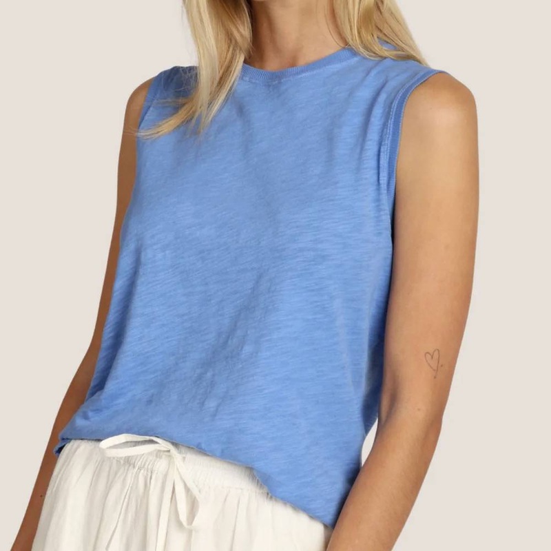 * Dylan Modern Crew Tank Top – Portofino – FINAL SALE