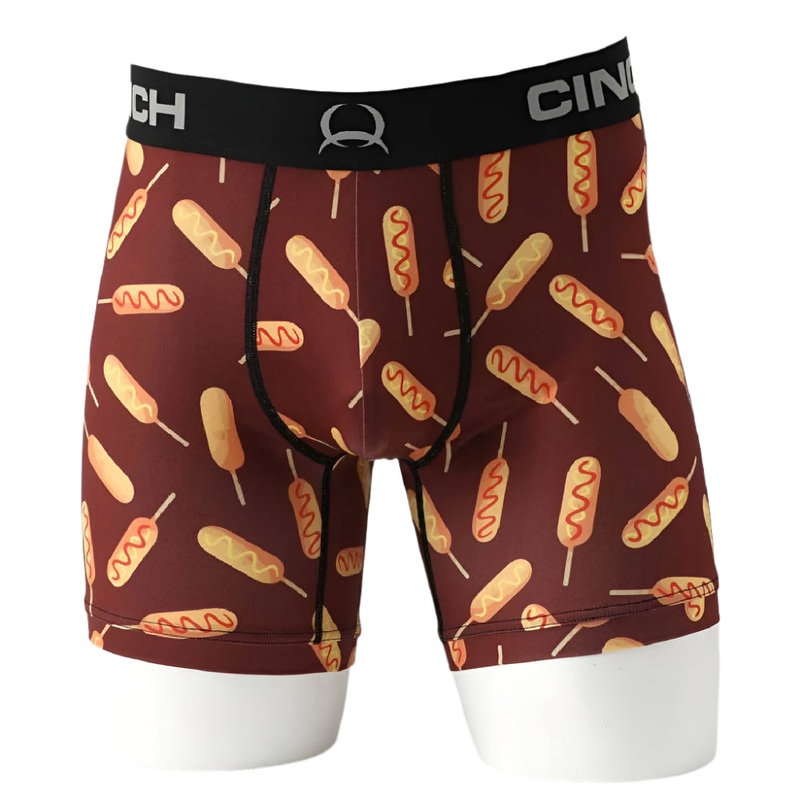 Cinch Men’s 6 Corn Dog Boxer Brief