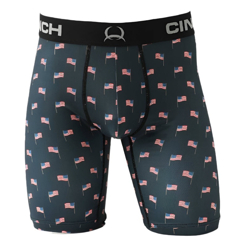 Cinch Men’s 9 Flag Boxer Brief