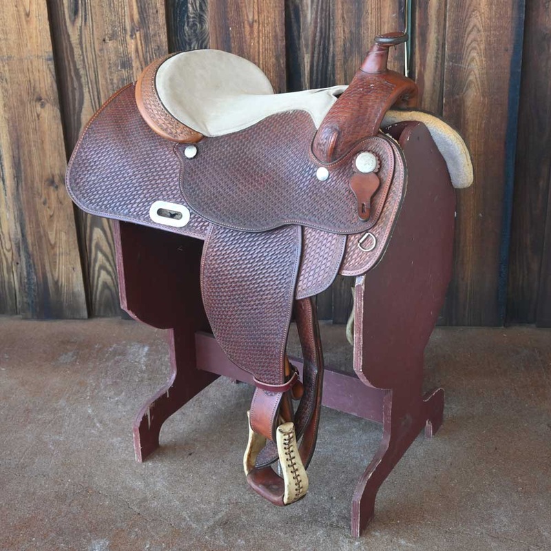 15.5 USED ALAMO WESTERN SADDLE