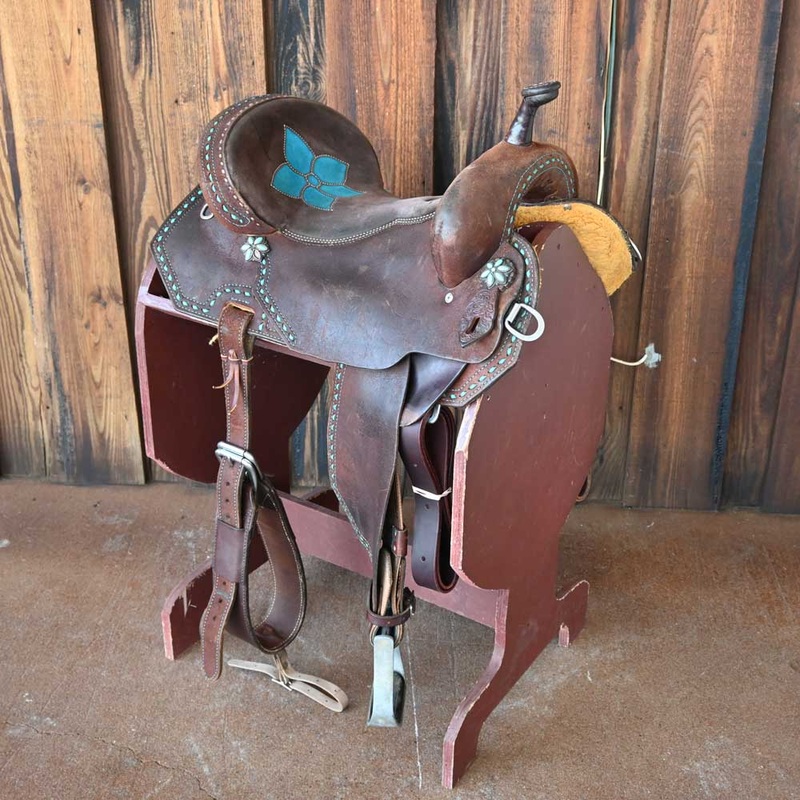 15 USED DOUBLE J POZZI PRO BARREL SADDLE