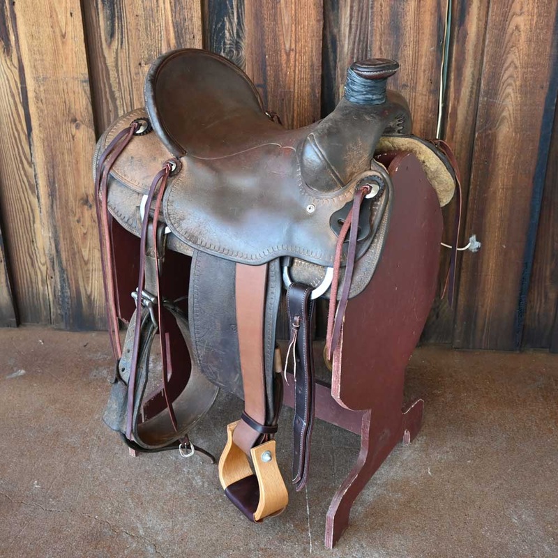 16 USED RICHARD OLIVER RANCH SADDLE