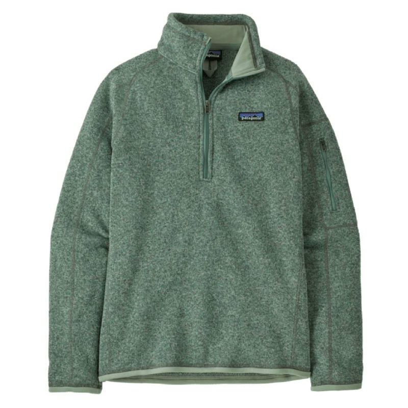Patagonia Women’s Better Sweater 1/4 Zip Pullover – Ellwood Green