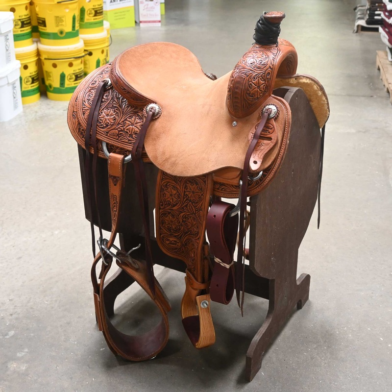 15 USED TRENT WARD RANCH CUTTER SADDLE