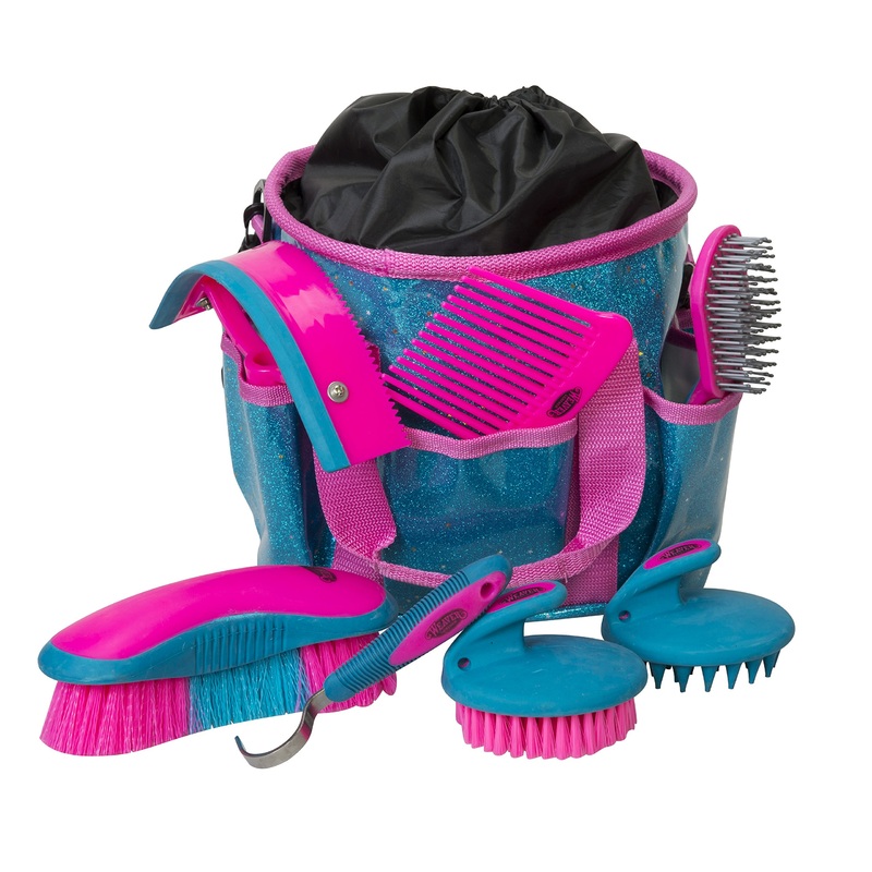 Compare weaver leather horse grooming kit, 7-piece horse brush set with organizer tote bag, equine care, horse tack room equipment, grooming horse supplies products from over 25,000 stores