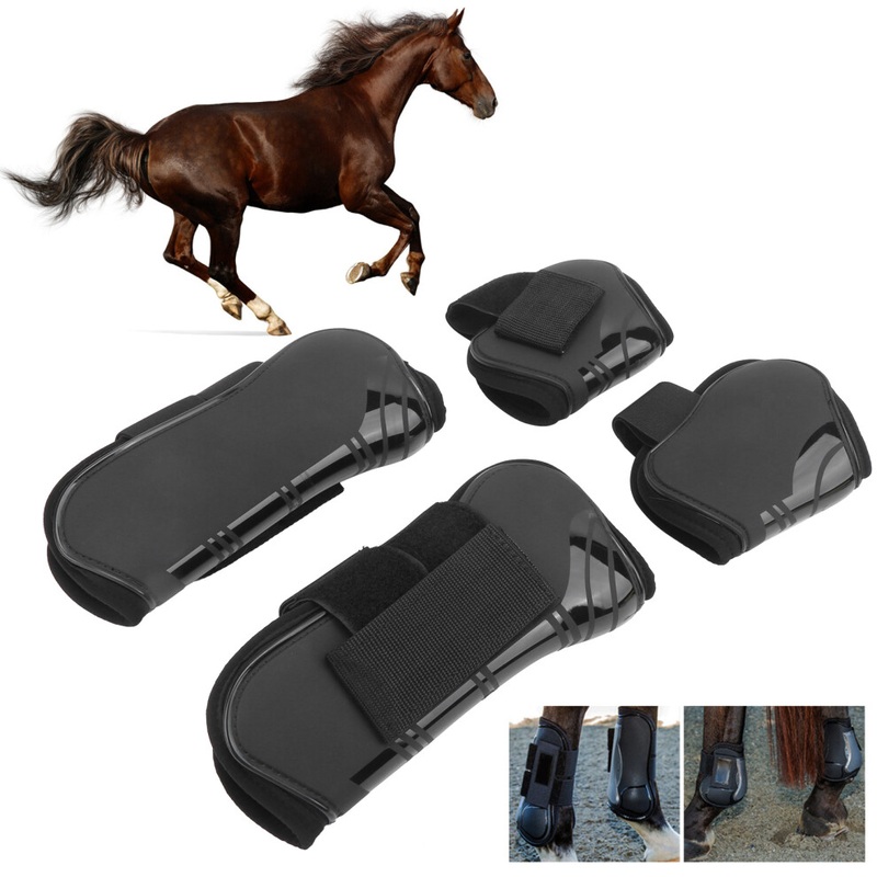 Compare 4 pcs horse tendon boots adjustable front and hind horse leg boots for horse exercise training and jumpingblack large products from over 25,000 stores