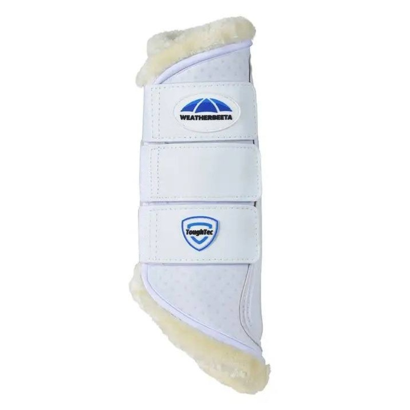 Compare weatherbeeta unisex tough-tec comfy fleece brushing boots –  white small products from over 25,000 stores